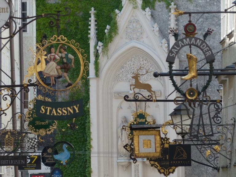 🏆 Top 5 der schönsten Schilder in der Getreidegasse (Salzburg)